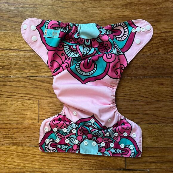 Alva Baby Cloth Diapers Pocket Diapers Set Of 4 - Picture 4 of 11